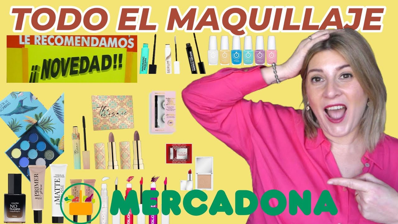 😱TODAS las NOVEDADES de MAQUILLAJE💄 de MERCADONA 2022