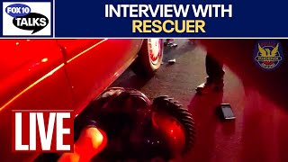 🔴 LIVE: Interviewing the Sergeant who Rescued the Trapped Motorcyclist | FOX 10 Talks