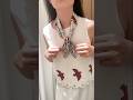 How to Style a Silk Scarf: 2 Simple & Chic Methods 🤍#fashion