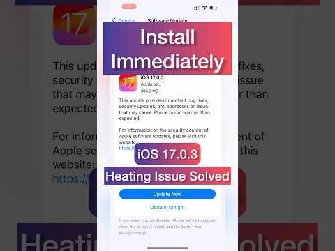 iO7 17.0.3 Heating