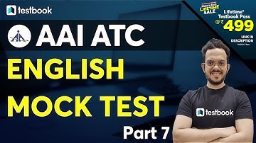 AAI ATC English Questions | All India Mock Test | AAI ATC Model Question Paper 2021 | Part 7