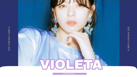 HOW WOULD TWICE SING VIOLETA [IZ*ONE LINE DISTRIBUTION [COLOR CODED]