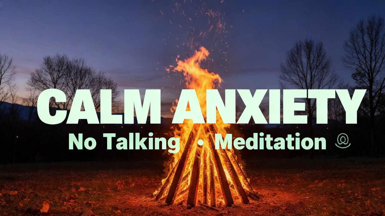 🧘🔥 FIND PEACE with no-talking fire ASMR!