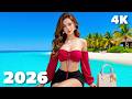 Summer Relaxing Vibes 4K UHD 2026 🏖️ Chill Tropical Deep House Mix | XDeep Music