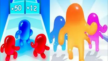 Join blob clash 3D Game play all levels on android and iOS | walkthrough smoothly