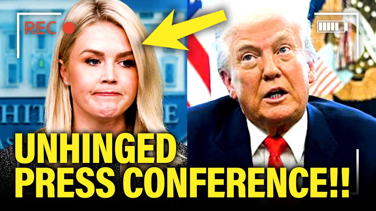 SCARED White House Holds DERANGED Press Conference