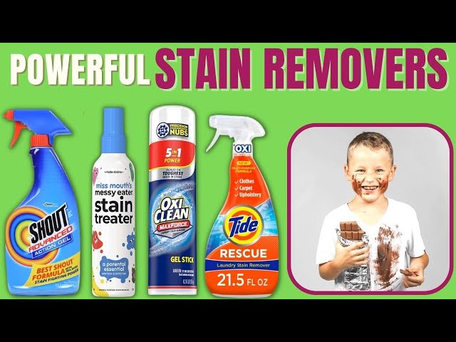 The Best Stain Removers for Your Clothes