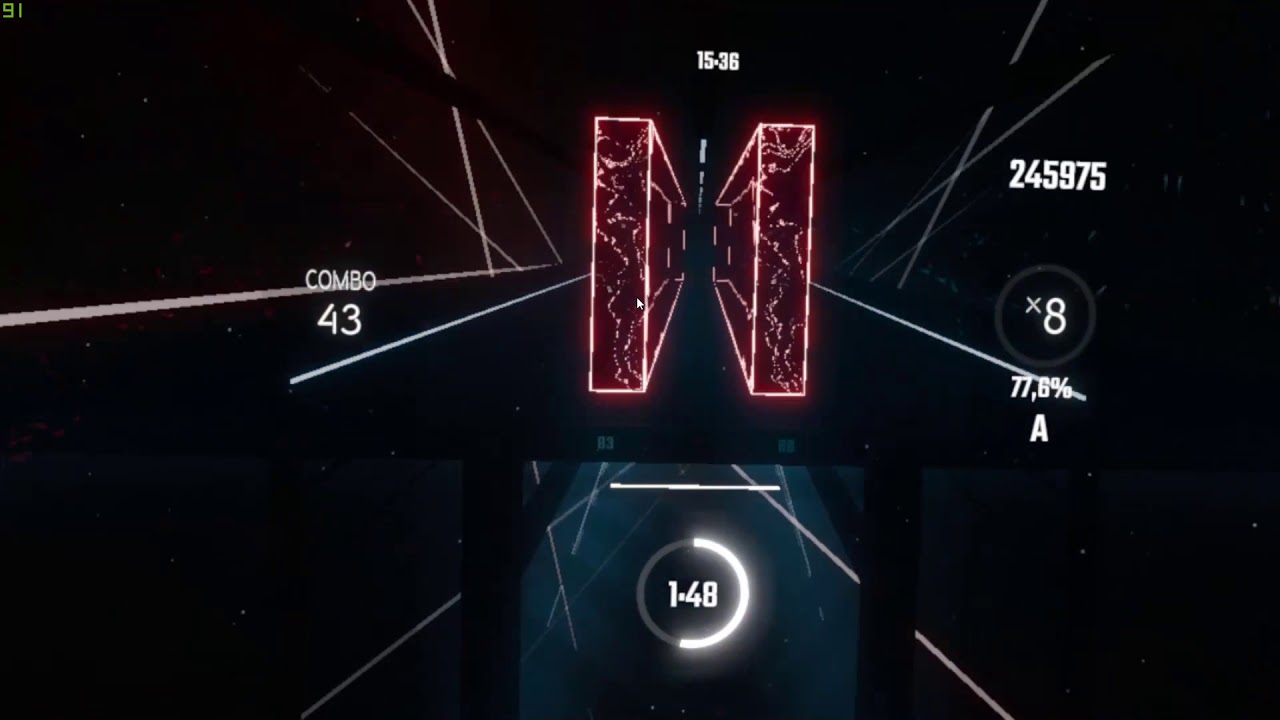 Laszlo - Gravity custom Beat Saber map
