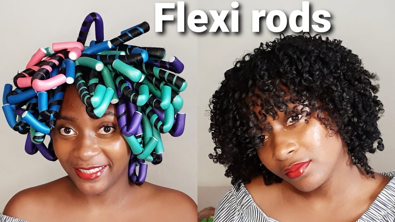 COMO INSTALAR FLEXI RODS NO CABELO (tipo 4b/4c) - YouTube