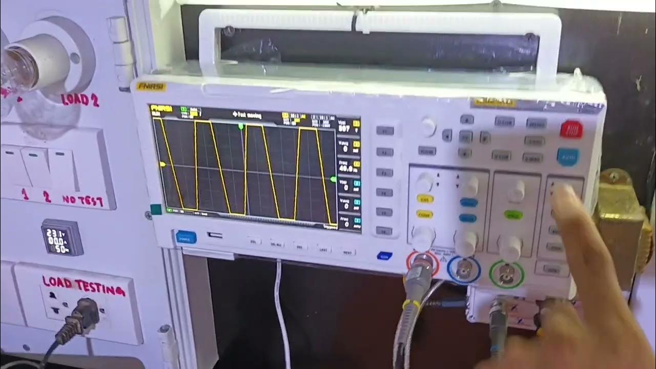 แก้ปัญหา FNIRSI-1014D วัดไฟ 220 แล้วลูกคลื่นล้นจอ Part 1 - YouTube
