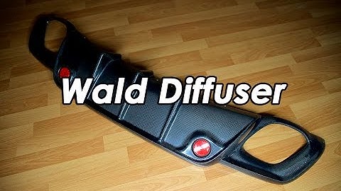 DIY: Wald International Bison Rear Diffuser on Lexus ISF