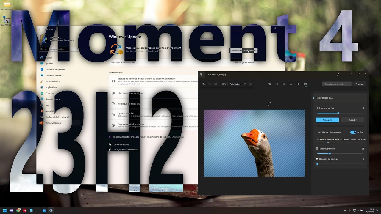 Windows 11 Moment 4 et 23H2: les nouveautés Microsoft se bousculent fin 2023 !