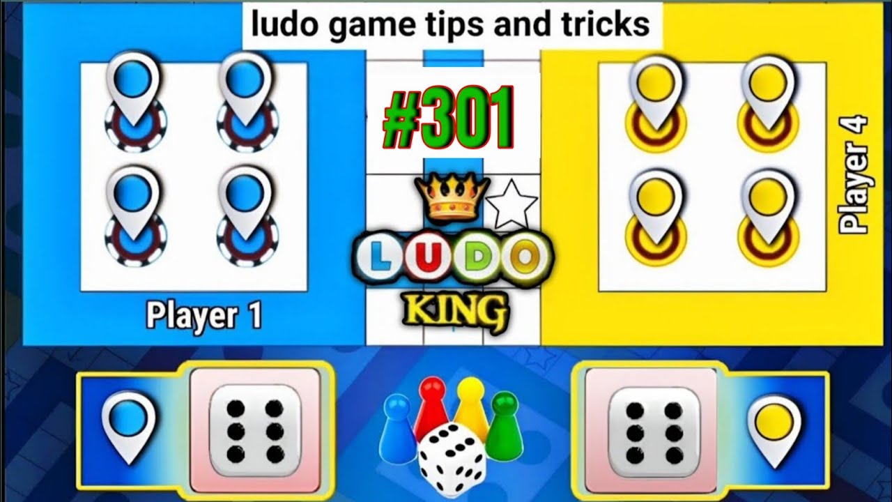 How To Win Ludo King 🤴 | Tricks And Tips Ludo King 😱 | 4 Players Gameplay 👏#301 #gamer