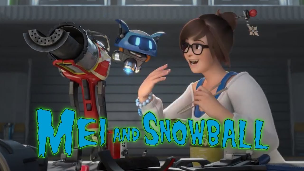 Mei and Snowball | Rick and Morty - Overwatch Animated Short