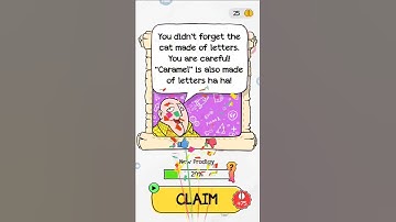 Braindom Level 181 order the cats on a vertical line.