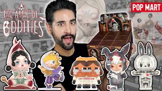 NEW POP MART 🐰 The Attic of Oddities 👻  FULL SERIES UNBOXING! Skullpanda, Labubu, Hirono & MORE! 💜