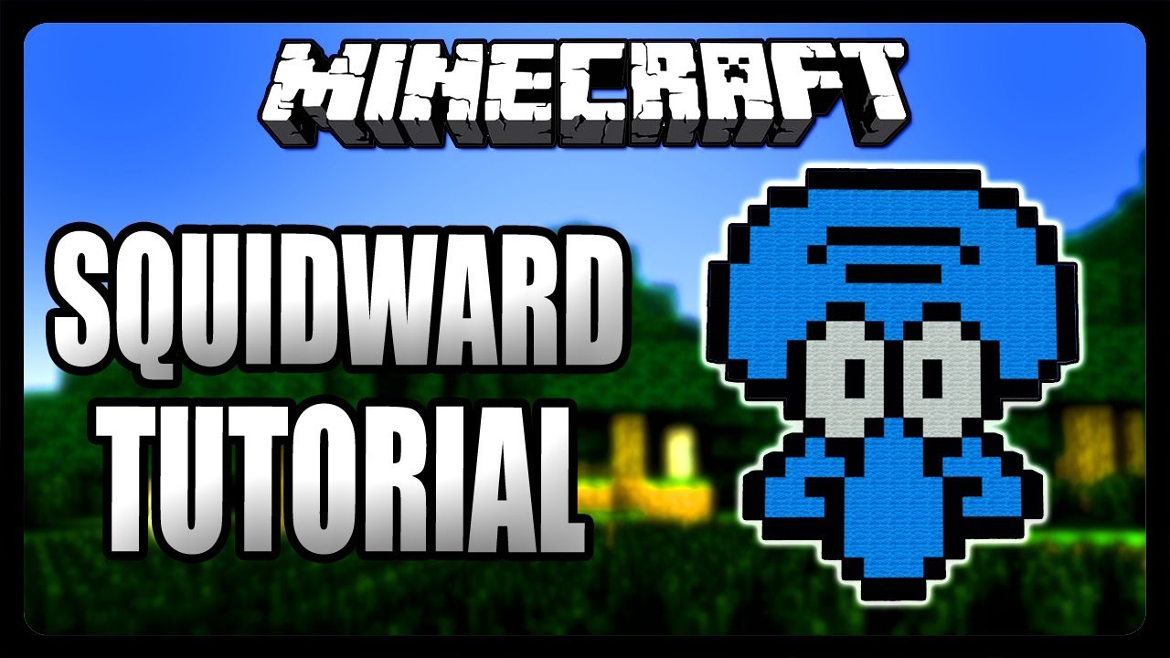 Minecraft: How To Build Squidward Tutorial - YouTube