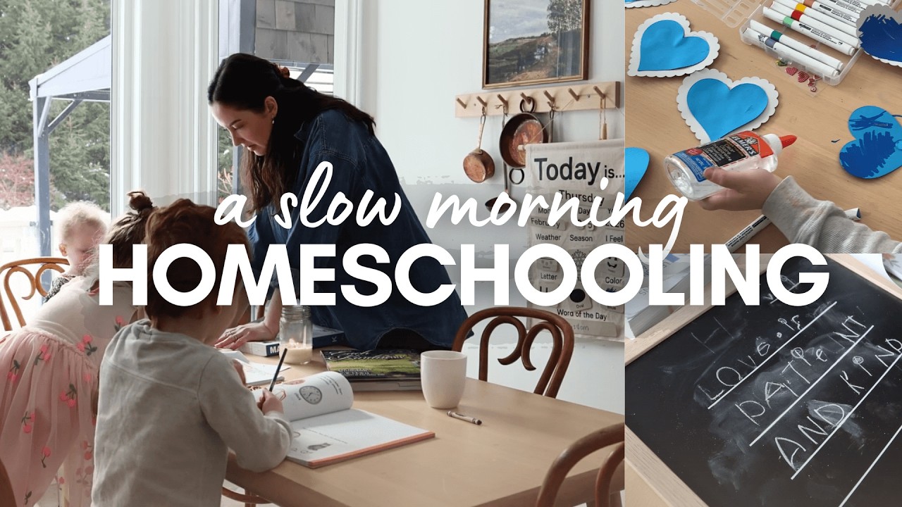 Утренний видеоблог о домашнем обучении | Детский сад и подготовительная группа дома