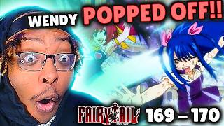 I'M SO PROUD OF WENDY SHE'S AMAZING🔥‼️ || Fairy Tail Episode 169 - 170 Reaction