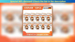 Slide Osram 10Pcs H4 H7 H11 Hb3 Hb4 Original Lamp 3200K Head Light H8 H9 H16 9005 9006 Lamps Car Ha