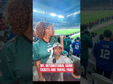 NFL international game tickets and travel FAQS #symonewiththesports #nfl #nflinternational