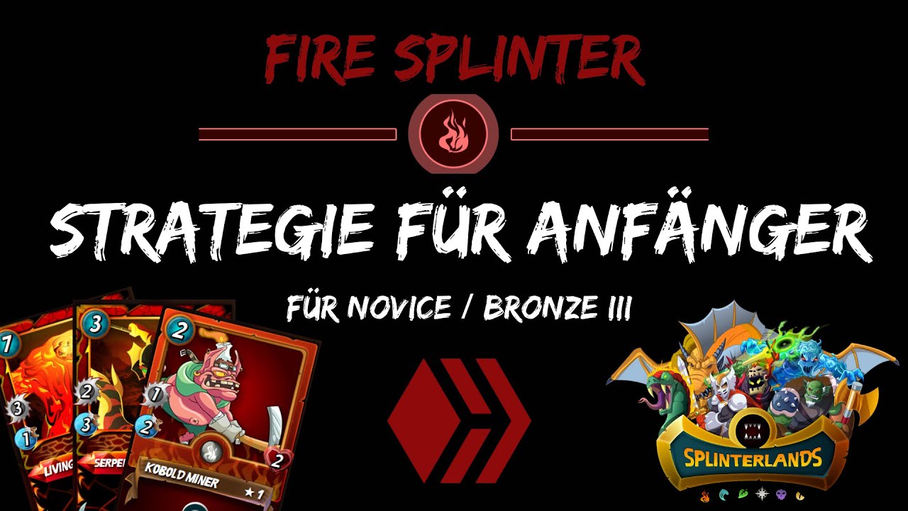 Splinterlands Fire/Feuer Splinter Strategie fΓΌr AnfΓ€nger [Deutsch ...