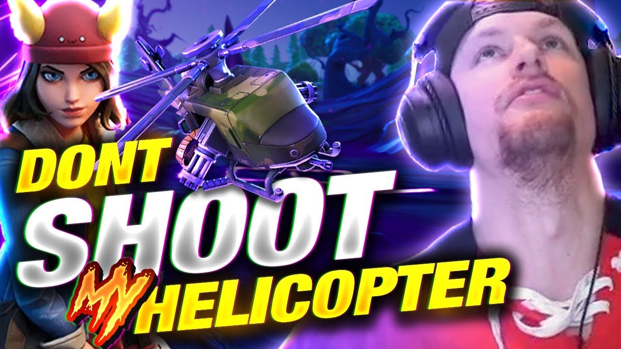 GETTING MY FIRST WIN WITH THE NEW HELICOPTER!! - Fortnite Battle Royale