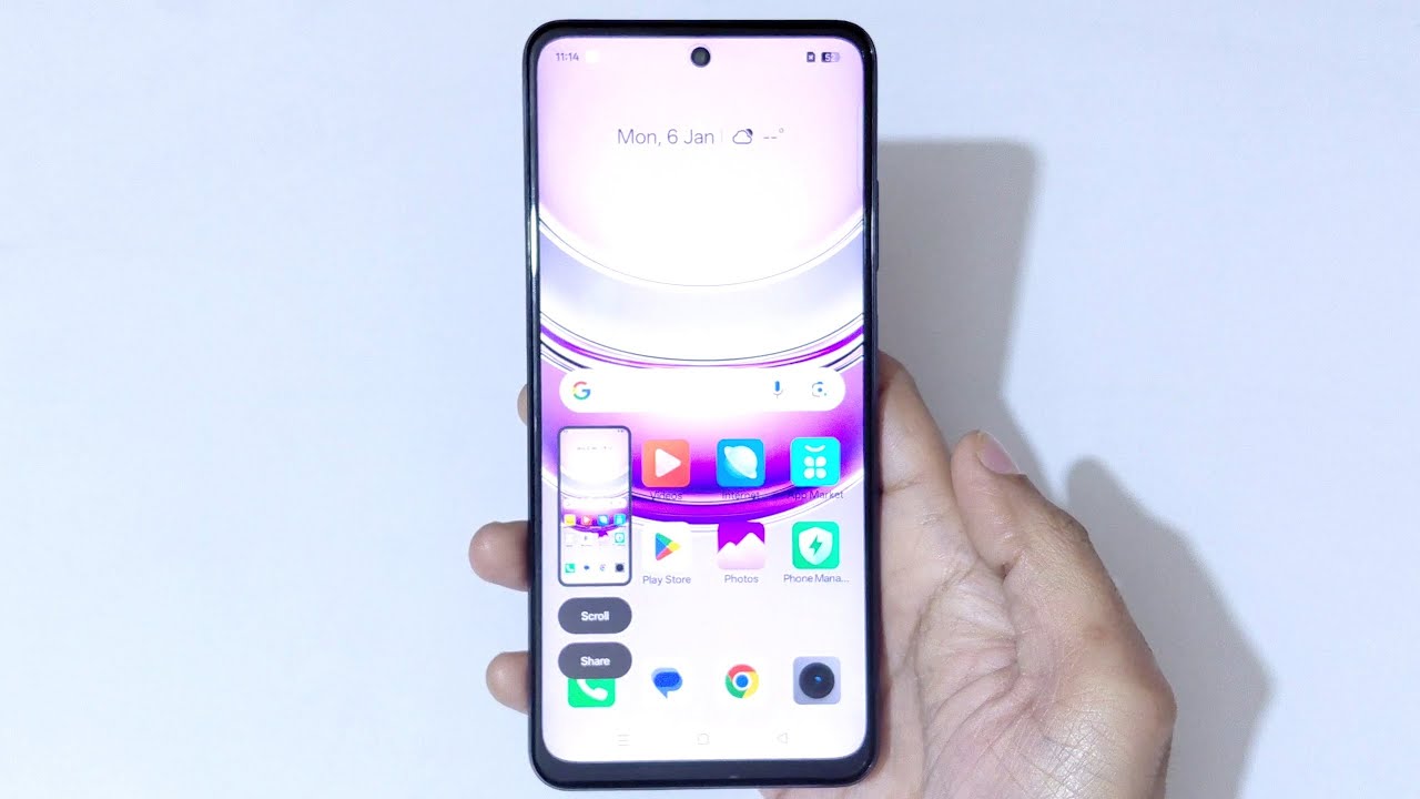 Как сделать снимок экрана на Realme Narzo 80 Lite 5G