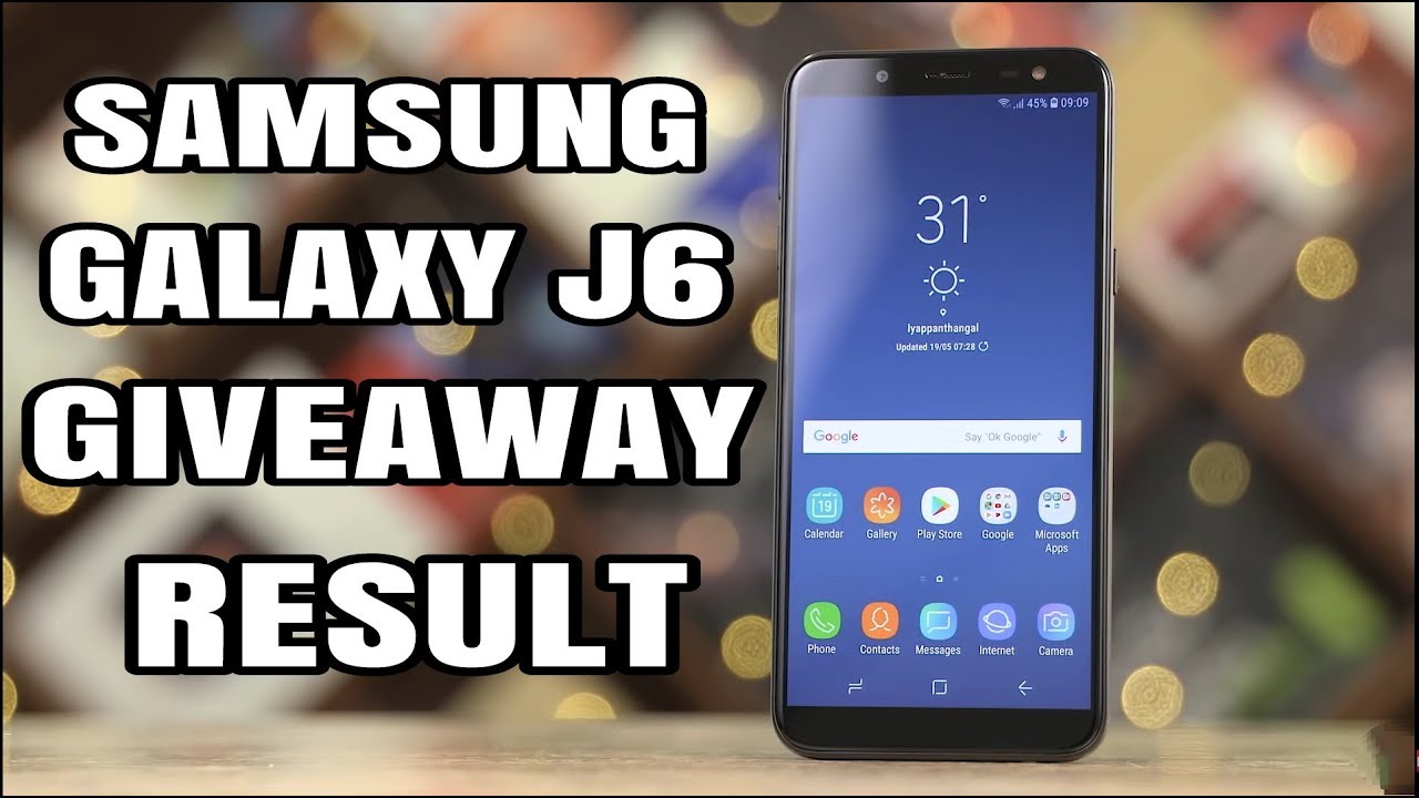 Samsung galaxy j6 Giveaway Result | winner is..........see this video || wanted guyz technology stocks