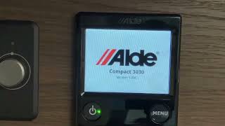 Alde heating and hot water 3030 panel