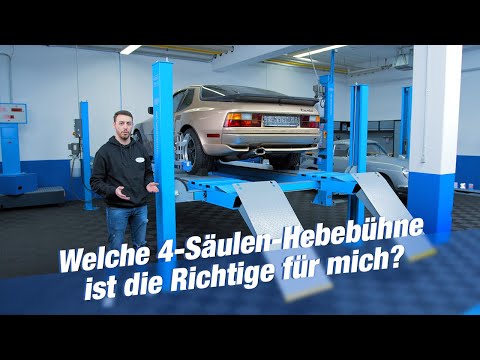 Video: Wie benutzt man eine 4-Säulen-Hebebühne?