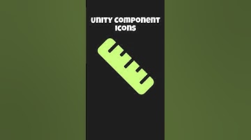 Can you recognise these Unity component icons? #unity #icons #gamedev