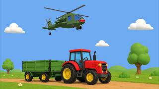 Helicopter and Tank - Build the Broken Bridge! 🚧 Fun Construction Game for Kids - Compilation screenshot 3