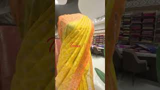 🌸 Heritage Weaves in Jamdani &amp; Iktara Banarasi 🌸  #trishasilks #saree #jamdanisaree #festivesarees