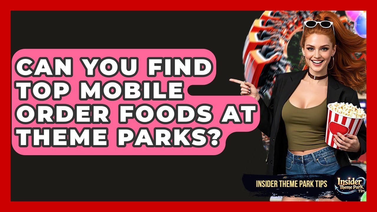 Can You Find Top Mobile Order Foods At Theme Parks? - Insider Theme Park Tips