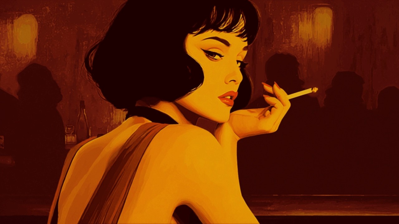 last cigarette, smokey silent bar – 1940s Vintage Ballad JAZZ