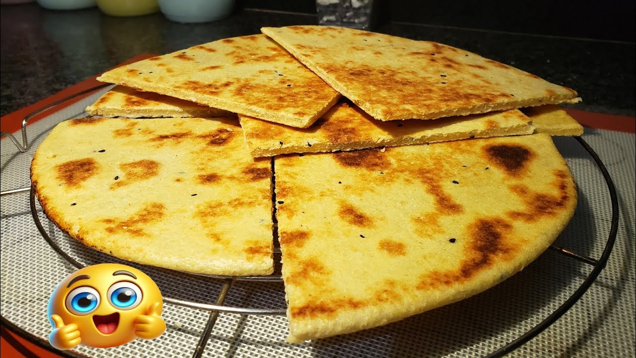 كسرة رخسيس بدون خميرة بالماء و الملح خفيفة ريشة و بنيييينة بزاف بدون غلوتين