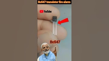 Simple Fire Alarm 🤯 ||Bc547 transistor Alarm projects #shorts #viral #trending#devkeexperiment