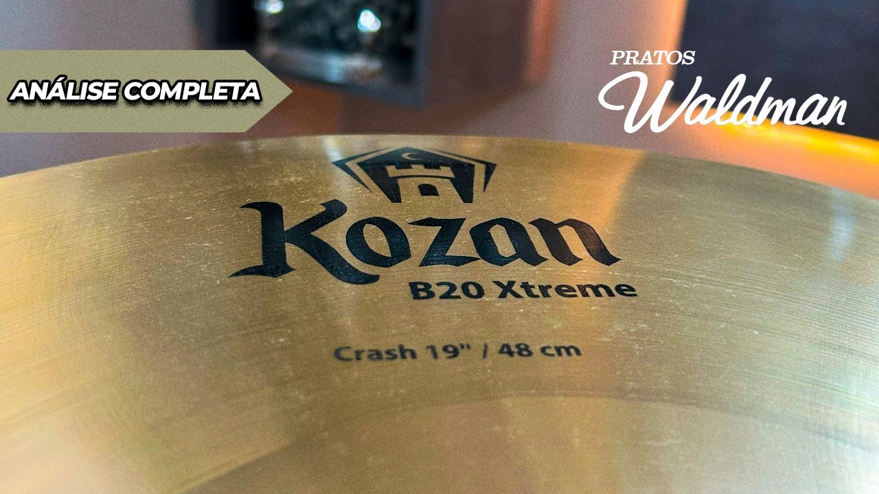 Pratos WALDMAN Cymbals Crash Kozan Explosivo • GOSTOU? - YouTube