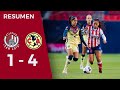 ATLÉTICO DE SAN LUIS FEMENIL 1-4 AMÉRICA FEMENIL | RESUMEN | J4 | CLAUSURA 2022