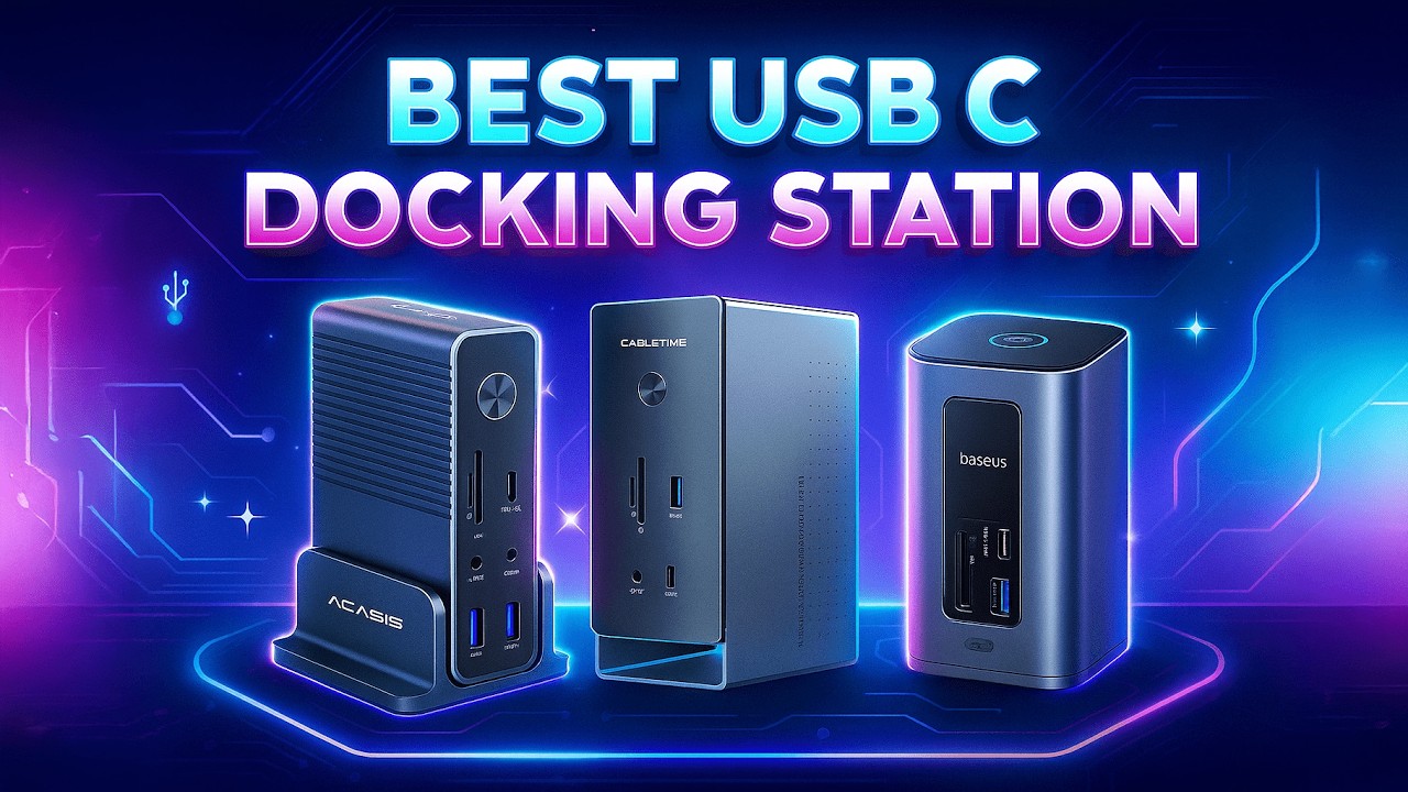💻 Best USB-C Docking Stations 2025 | Top 5 Docking Hubs You Must See ...