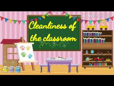 Cleanliness  of the classroom...