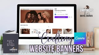 HWC EmpowersHer Designing Website Banners Using #Canva Templates! #entrepreneurtips #businessadvice