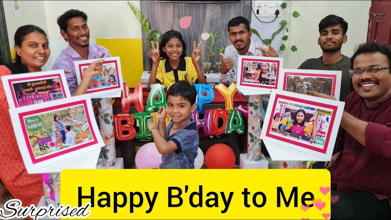 Birthday Rap Song and My Birthday Celebration by SP Creation and Family