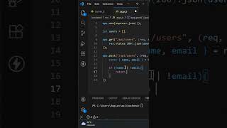 Criando uma API com Node.js 🚀 #nodejs #api #backend #javascript #programação #fullstack