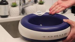 Torus Pet Torus Maxi 2-liter Automatic Dispenser Cordless Water Bowl :  Target