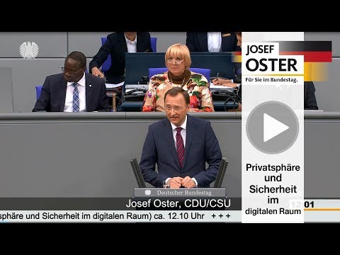Privatsphäre und Sicherheit im digitalen Raum | Meine Rede | 29.11.2018