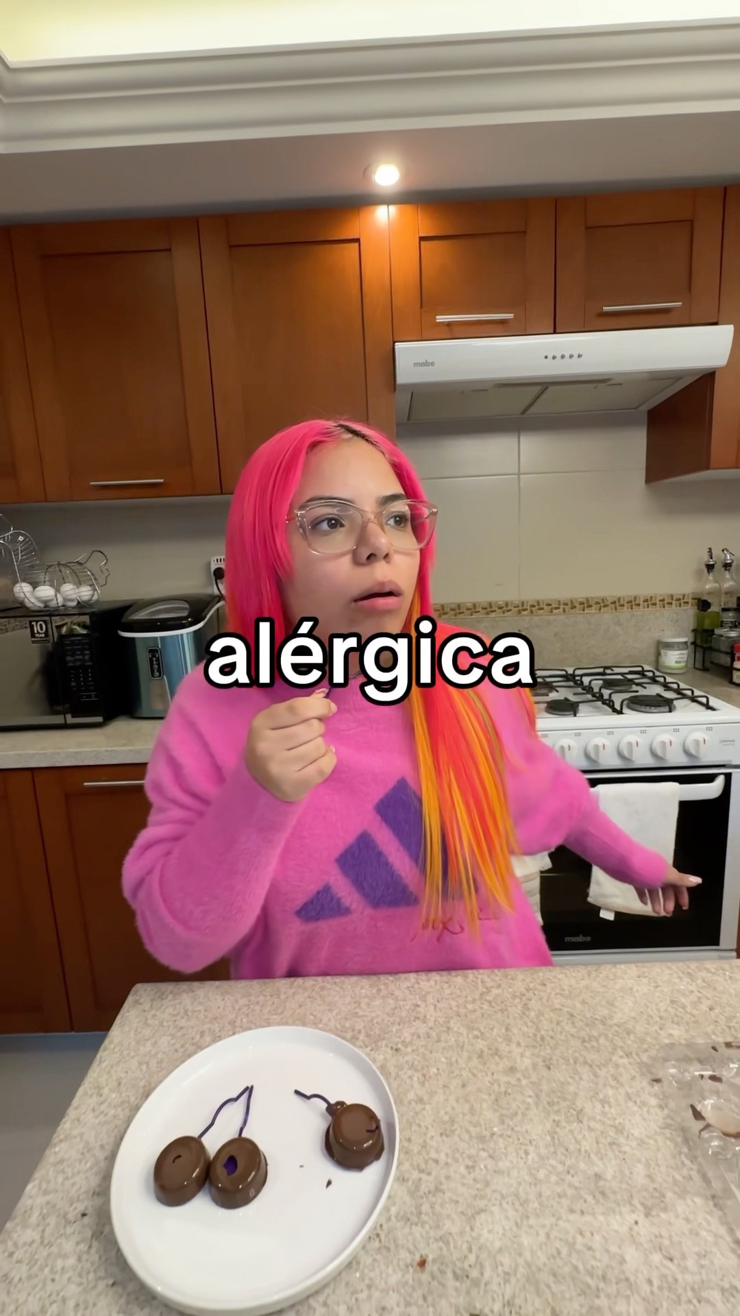 ALÉRGICA AL CHOCOLATE