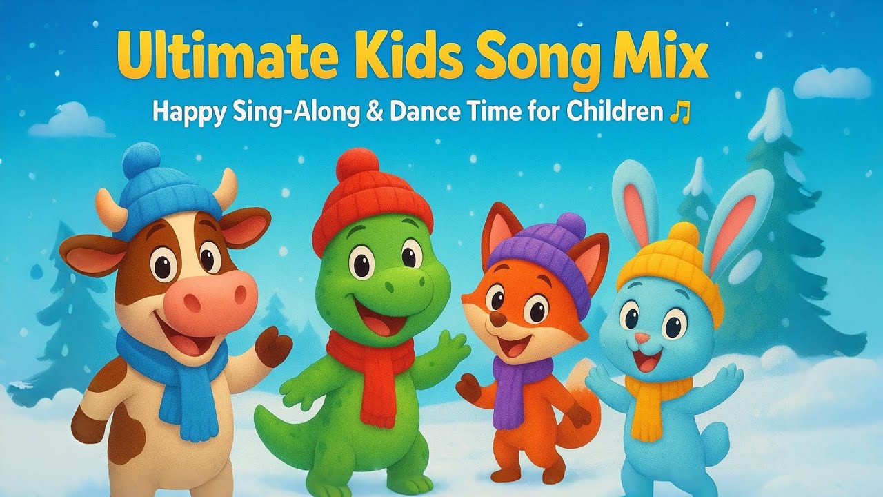 Ultimate Kids Song Mix 🌟 | Happy Sing-Along & Dance Time for Children 🎵
