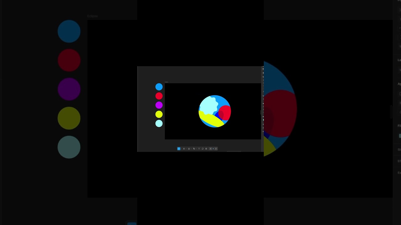 Cretae AI eclipse animation in figma  super trendy